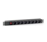Cromad regleta pdu rack 19' de 8 tomas (potencia máx 3500w, 16a corri