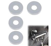 Cromo Roseta Para Grifo,Embellecedor Radiador Grifos,Cubierta de Tubería,Adecuado Para Grifo,(3/4 ") Ø 26 mm x Ø 70 mm,4 Piezas