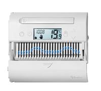 Cronotermostato deslizante táctil diario de pared blanco Finder 1C6190030101