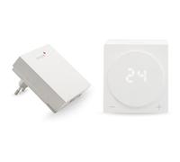 Cronotermostato Domótica Inteligente WIFI Digital Energeeks Blanco para Controlar la Caldera a Distancia compatible con Google Chrome y Alexa
