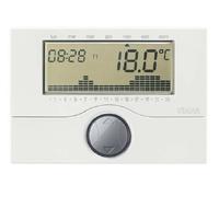 CRONOTERMOSTATO ELECTRÓNICO CON BATERIA BLANCA DE PARED 01910
