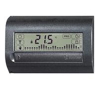 Cronotermostato táctil de pared negro tipo 1C7190032007 - Serie 1C Finder, antracita
