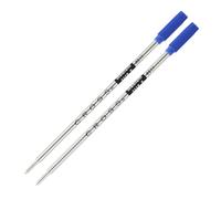 Cross Pens Recambios para bolígrafos de bola 8511-2, trazo medio, 2 unidades, tinta azul