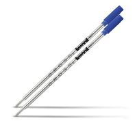 Cross 8511-2 - Pack de recambios para bolígrafos de bola Cross (trazo medio, 2 unidades, tinta azul)