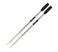Cross Pens Recambio para bolígrafos y plumas 8514-2 Trazo fino Paquete de 2 Negro