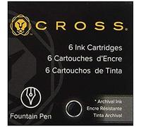 Cross 8921 - Recambio de bolígrafo (Negro, Pluma estilográfica, 6 pieza(s))