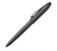 Cross AT0042-62 Bolígrafo Townsend Micro Ranurado y PVD, Negro Mate | Elegante bolígrafo para escribir sin esfuerzo, escritura suave y consistente, fiable y duradero, incluye caja de regalo