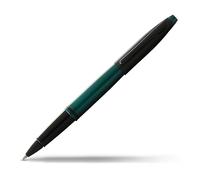 Cross AT0115-25 Bolígrafo Roller Ball Calais Laca y Capuchón, Verde Mate/Negro Mate