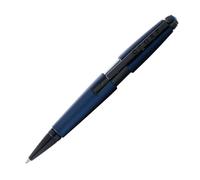 Cross Pens Bolígrafo Roller Ball Edge AT0555-12 Laca y PVD Azul mate/Negro