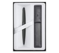 Cross ATX - Set de bolígrafo y estuche (mecanismo giratorio, tinta negra, 2 unidades)