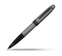 CROSS Bailey - Bolígrafo rodante de laca gris mate con detalles de PVD negro pulido