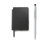 Cross Century 2 3502wg/ - Juego De Bolígrafo a Base Aceite, Cromado, Con Cuaderno, 1M