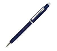 Cross Century II - Bolígrafo lacado azul con punta cromada