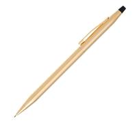 Cross Classic Century - Portaminas chapado en oro de 23 quilates, 0,7 mm | Portaminas para escribir sin esfuerzo, diseño distintivo, cuerpo elegante, agarre cómodo, fácil de rellenar
