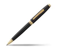 Cross Pens Bolígrafo Coventry lacado negro con tono dorado