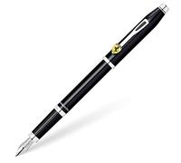 Cross Ferrari Century II - Pluma estilográfica con grosor fino, color laca brillante negro y rodio