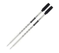 Cross Pens Recambios para bolígrafos 85132 — punta media, tinta negra, pack de 2