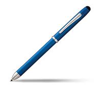 Cross Tech3+ - Bolígrafo multi-funcional, color azul metalizado
