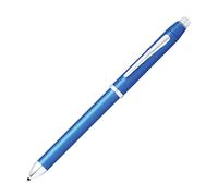 Cross Tech3+ - Bolígrafo multi-funcional, color azul metalizado