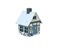 Crottendorfer - Caseta de Incienso de Metal con Soporte para Incienso - para Incienso tamaño M - Dimensiones: 7,2 x 7,8 x 9,8 cm - Winderfreude - Fabricado en Alemania
