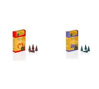 Crottendorfer Räucherkerzen - Conos de incienso Sensual Magic, 2 unidades, diferentes variedades/aromas - Fabricado en Alemania (Fire of Love + Provence)