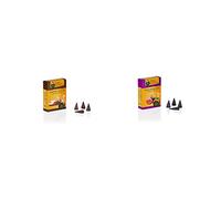 Crottendorfer Räucherkerzen - Juego de 2 velas aromáticas Sensual Magic - diferentes variedades/aromas - Fabricado en Alemania (Coffee House + Wild Romance)