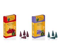 Crottendorfer Sensual Magic - Conos de incienso (40 unidades, aroma Provence + Bed of Roses)