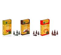 Crottendorfer Sensual Magic - Conos de incienso (60 unidades, aroma Fire of Love + Harmony + Coffee House - Fabricado en Alemania)