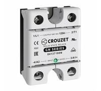 Crouzet 84137180N Relé De Estado Sólido 48÷ 660Vac, 125A, Comando 4 ÷ 32Vdc