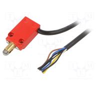 CROUZET Interruptor de fin de carrera con roldana metálica Ø10mm NO + NC
