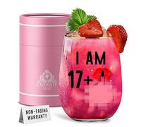 CROWNLY CRYSTAL® Regalos Para Chicas De 18 Años Copas De Vino Personalizadas Decoracion 18 Cumpleaños Regalos Personalizados Copas Gin Tonic Ideas Para Regalar A Mujer Regalos Originales