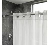Croydex Hookless Textile - Cortina de Ducha (1800 x 1800 mm), Color Blanco