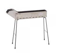 Cruccolini Inox 50 cm - Barbacoa de carbón para pinchos