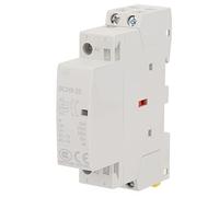 Cryfokt 2P 25A 24V 50/60Hz Contactor de Carril DIN Silencioso de bajo Ruido 2NO Contactor de CA de Tamaño Compacto para HVAC Hogar Industrial 250VAC 100000 Veces Vida Eléctrica