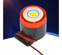 Cryfokt Alarma de Zumbador Activo de 110 DB, Zumbador de 24 V CC para Alarma de Incendio y Desastre, Proyectos de Bricolaje, 1 Unidad