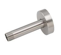 Cryfokt Brazo de Ducha de Acero Inoxidable con Brida G1/2, Tubo de Extensión de Ducha Tipo Lluvia Montado en el Techo, Instalación Oculta, Accesorio de Baño (Cepillado)