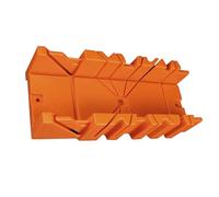 Cryfokt Caja de Ingletes de Plástico ABS Duradero de 14 Pulgadas para Cortes Precisos de Carpintería a 45/22,5/90 Grados, Ideal para Aficionados Al Bricolaje (12 pulgadas)