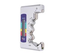 Cryfokt Comprobador de Batería Digital para Baterías Tipo AA AAA D: Probador Compacto y Preciso con Pantalla Clara y Material ABS Resistente
