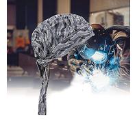Cryfokt Gorro de Soldadura Ignífugo Ajustable para Operaciones Mecánicas - Gorro Resistente Al Fuego Transpirable - Diseño Ligero y Cómodo - Talla Libre