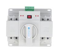 Cryfokt Interruptor Automático de Transferencia 2P con Conmutación Rápida | PC retardante de llama, admite operación manual, protección contra cortocircuitos, para hospitales, tiendas, diseño compacto