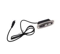 Cryfokt Interruptor Reclinable Eléctrico, Carga Dual USB A C, Compatibilidad Universal de 12 V, Controlador de sofá Eléctrico, Interruptor de Silla Elevadora con Puertos USB para Cine en Casa, Sala de
