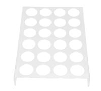 Cryfokt Organizador de Almacenamiento de Cápsulas de café Acrílico Transparente, Soporte para 24 Cápsulas, Construcción para Cocina, Oficina, Hotel (4 mm / 0,16 pulgadas de espesor)