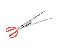 Cryfokt Pinzas de Pescado Resistentes, Pinzas de Tijera de Acero Inoxidable para Pescar, Diseño de Punta de Ranura de 51cm de Longitud (doblar la boca)