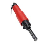 Cryfokt Pistola Neumática para Eliminación de óxido, Escalador de Aguja Industrial, Descalcificador Accionado por Aire con Agujas de 2 Mm X 29 Piezas de 3 Mm X 12 Piezas para Eliminación de