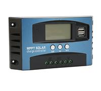 Cryfokt Regulador de Panel Solar con 2 Puertos USB y Pantalla LCD para