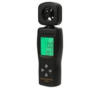 Cryfokt SMART SENSOR AS816 Mini Anemómetro Digital, Medidor de Velocidad del Viento Preciso para Actividades Al Aire Libre, 0,3-30 M/s, Tamaño Portátil