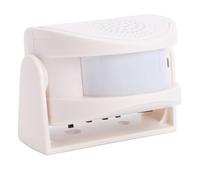 Cryfokt Timbre Inalámbrico Alarma con Sensor de Movimiento por Infrarrojos Inalámbrico con 32 Tonos de Llamada para Uso Comercial en Interiores Plástico Aprox.3,11x1,97x3,03 Pulgadas