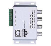 Cryfokt Transceptor de par Trenzado de Vídeo de Alta Definición 4CH AHD/CVI/TVI/CVBS para Cámaras de Seguridad Convertidor de Señal