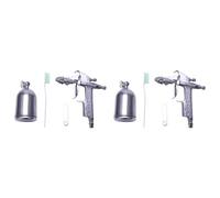 Cryofu 2 pistolas de pulverización de 0,5 mm, boquilla K-3, pistola de pulverización de aire mini aerógrafo para pintar aerógrafos de coche