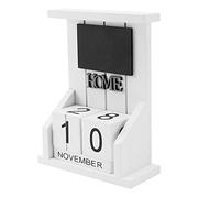 Cryofu Bloque de escritorio Calendario Calendario Fecha Pantalla Hogar Oficina Decoración ()